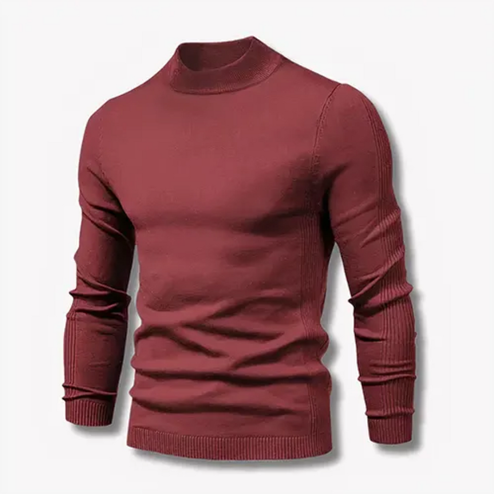 Levoire | Pull-over à col roulé Warmen pour hommes Rot
