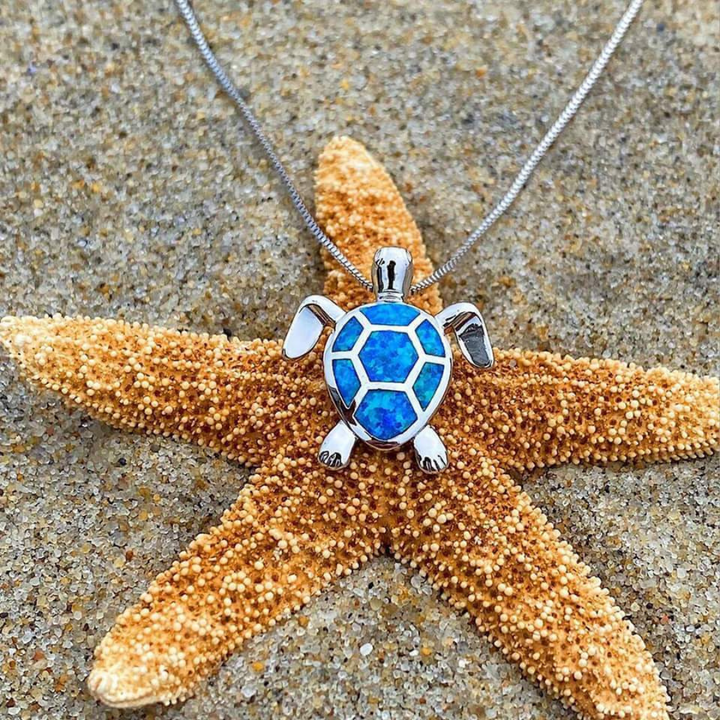 Levoire | Collier Tortue + Boucles D'Oreilles En Opale Et Argent Argent