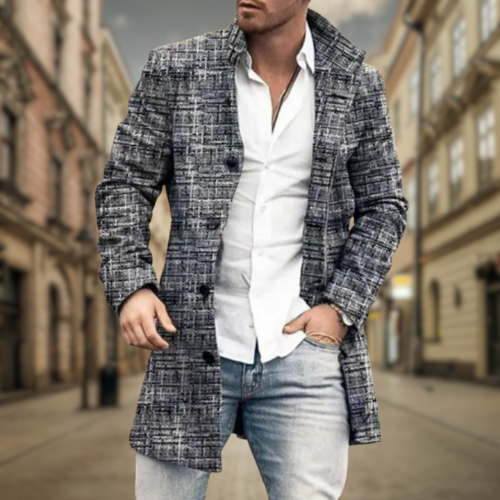 Levoire | Veste D'Automne Élégante Gris Noir