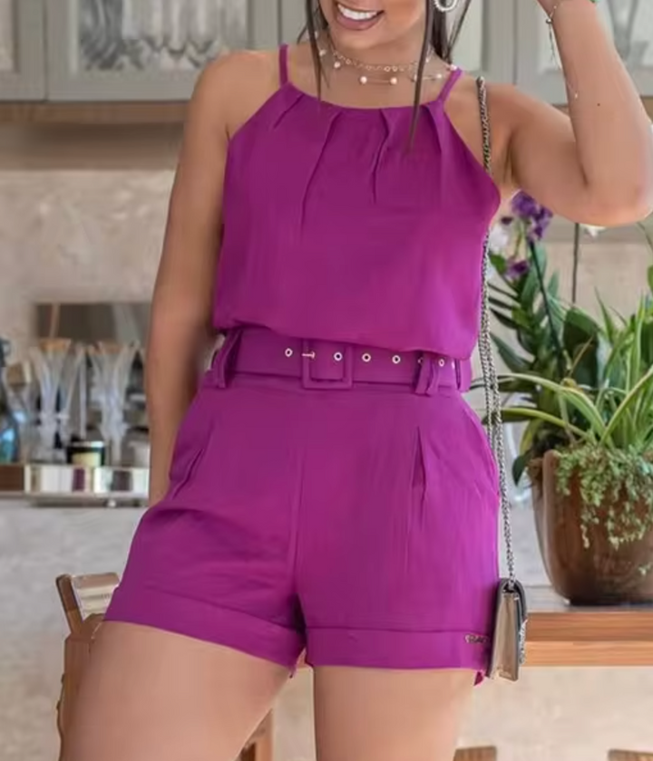 Levoire | Ensemble Débardeur Et Shorts Lilas