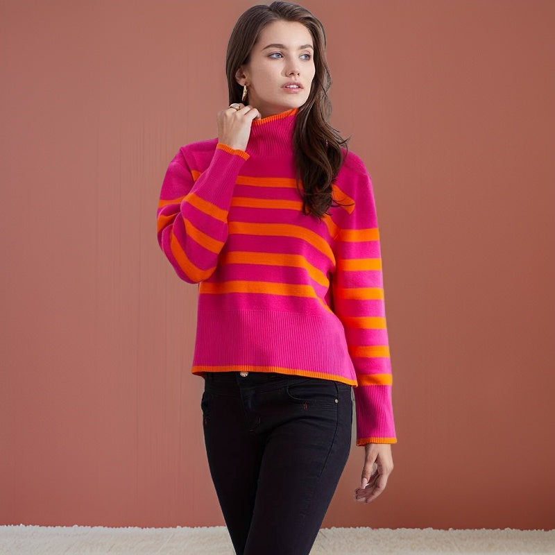 Levoire | Pull Col Roul Femmes Dans Le Style Classique