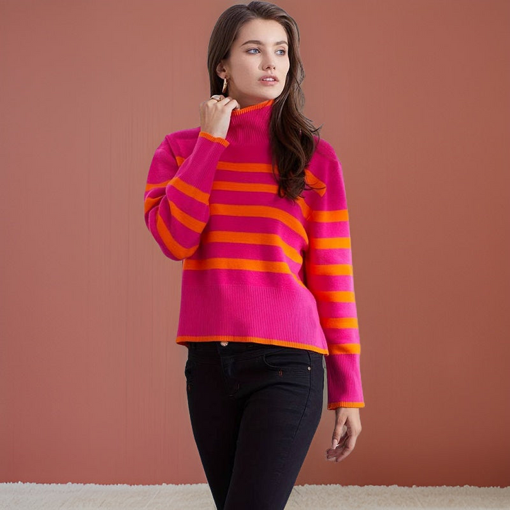 Levoire | Pull Col Roul Femmes Dans Le Style Classique