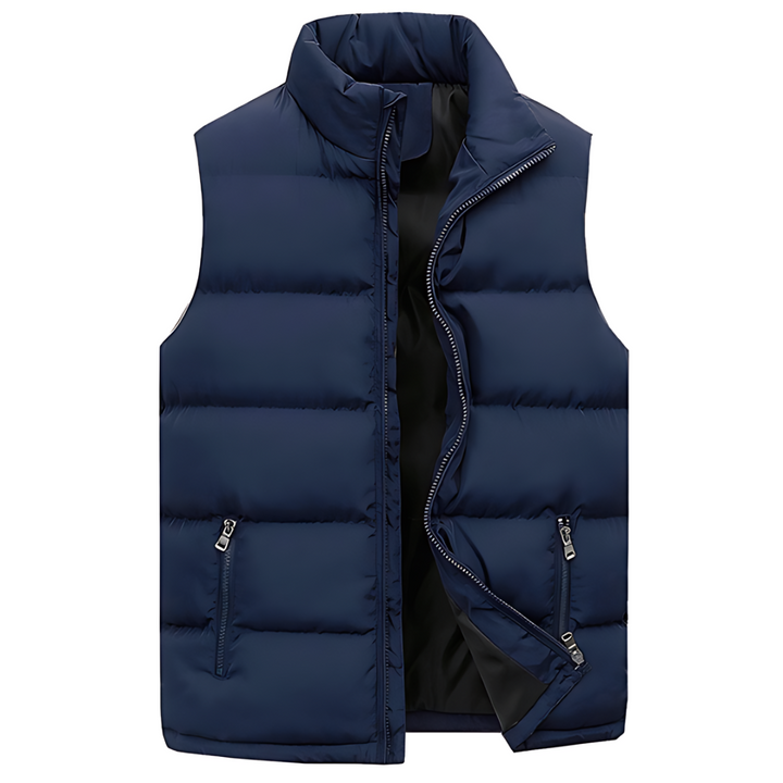 Levoire | Gilet Matelassé Élégant En Matériau De Haute Qualité Bleu