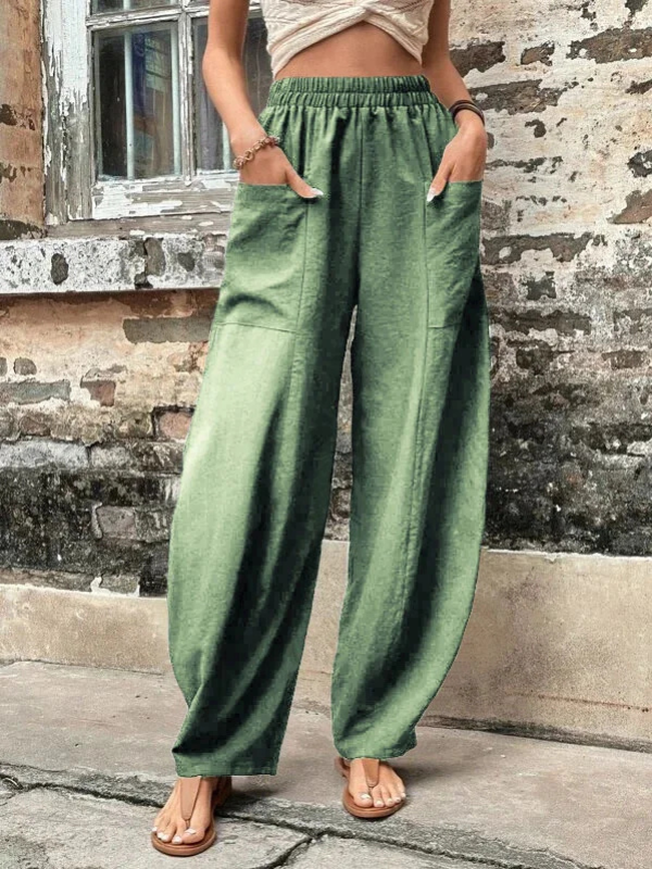 Levoire | Pantalon Baggy Pour Femmes Vert clair