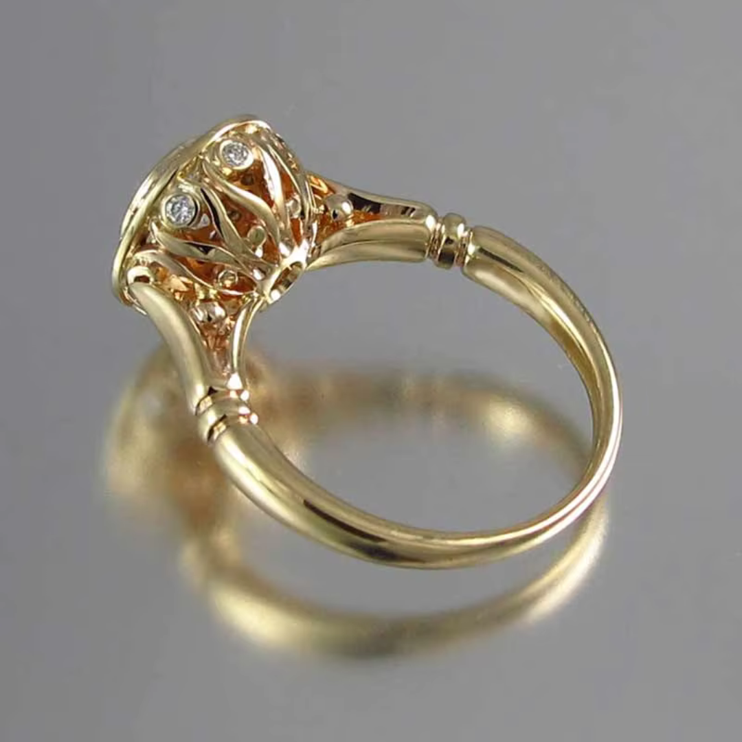 Levoire | Vintage Gold Et Zirkonia Paquet D'Anneau Or