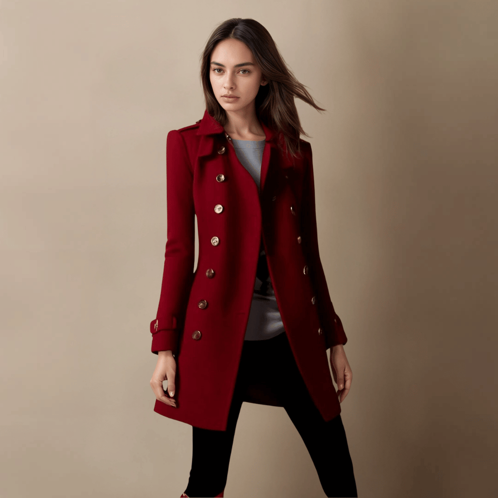 Levoire | Manteau D'Hiver Élégant Pour Femmes Rot