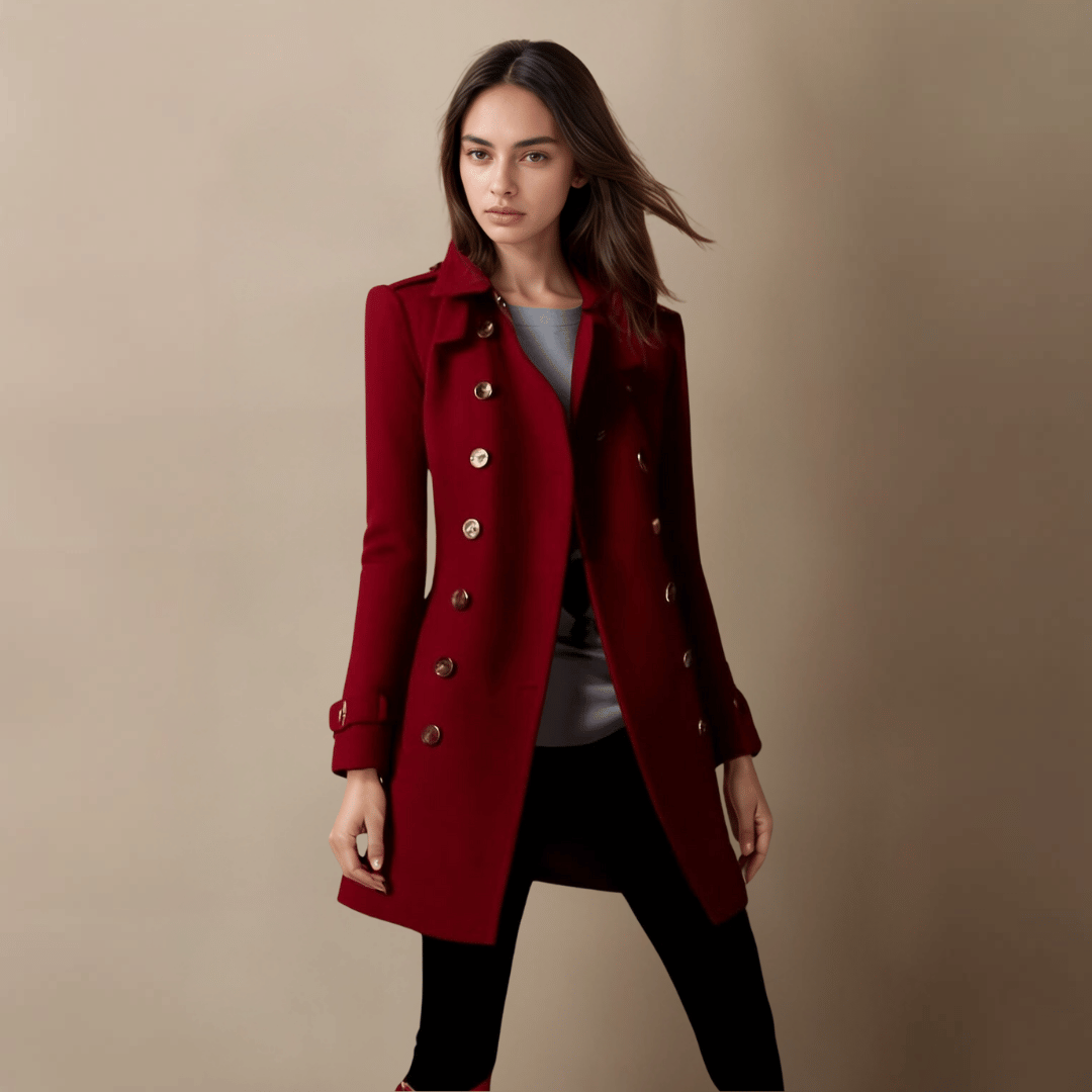 Levoire | Manteau D'Hiver Élégant Pour Femmes Rot