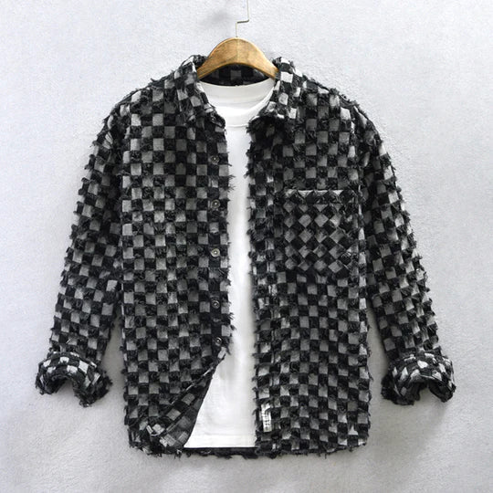 Levoire | Chemise en denim pour homme Noir