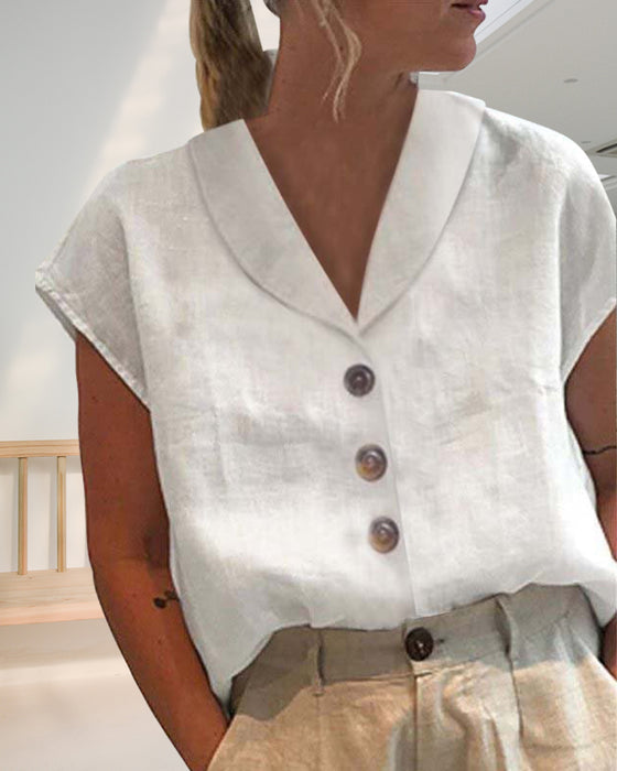 Levoire | Chemise à manches courtes avec bouton