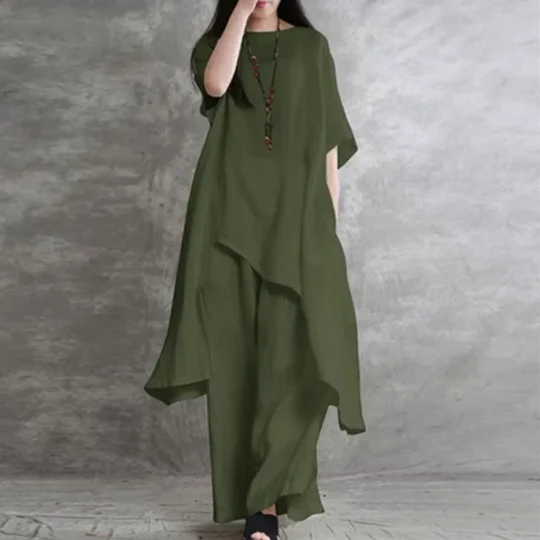 Levoire | Ensemble De Draps Pour Femmes Vert foncé militaire