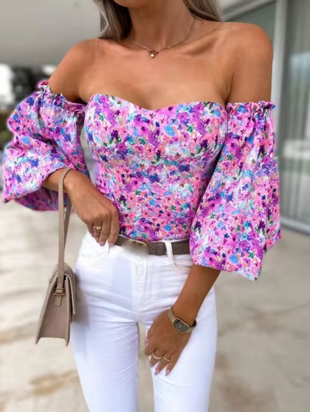 Levoire | Tops Avec Épaules Nues Lilas