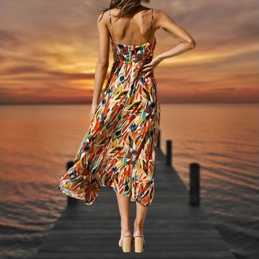 Levoire | Robe de soirée à motif Boho