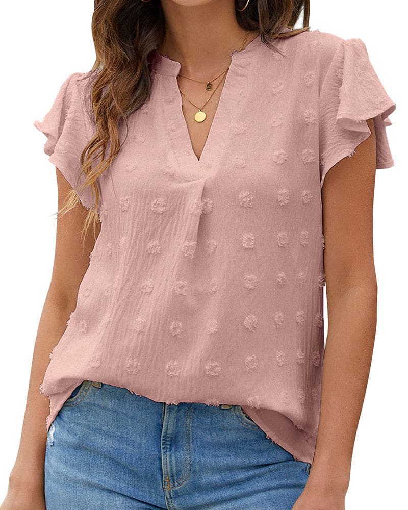 Levoire | Chemise Avec Un Décolleté En V Rosa