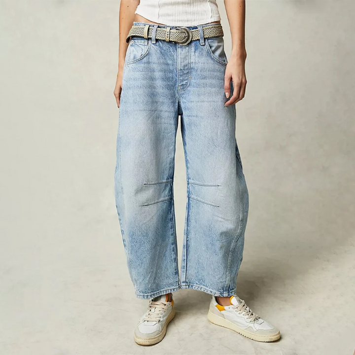 Levoire | Jeans Confort Large Jambe Bleu clair