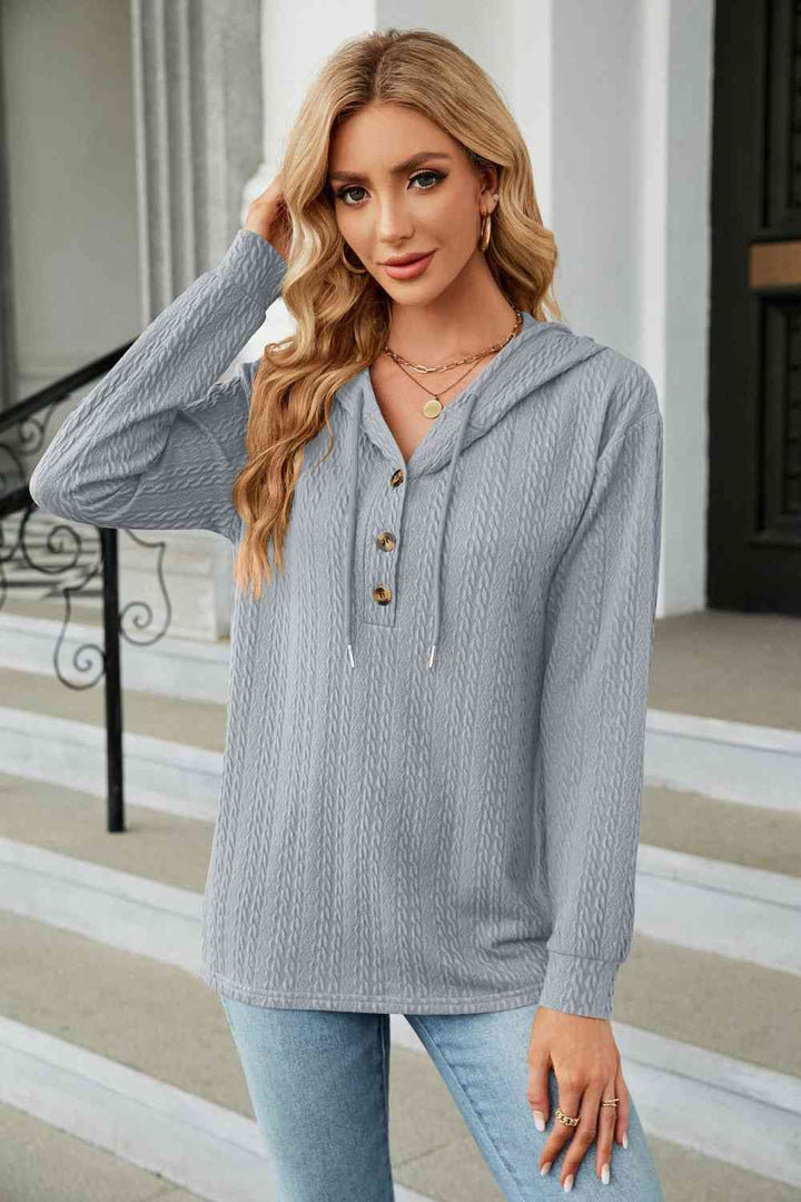 Levoire | Sweat À Capuche À Manches Longues Pour Un Style Confortable Bleu