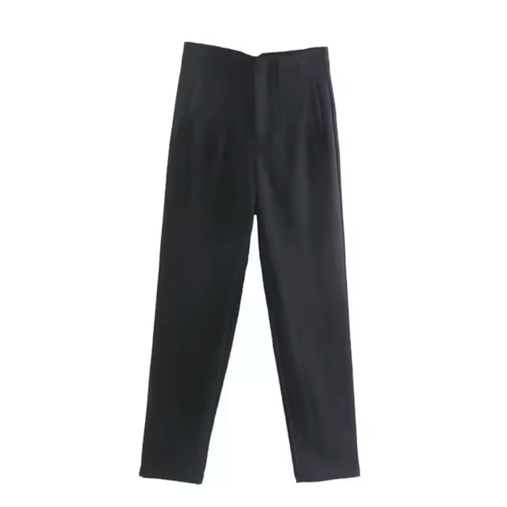 Levoire | Pantalon Cropped Taille Haute Noir