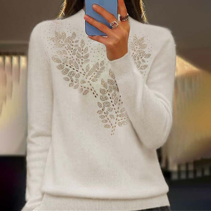 Levoire | En Tricot À Motif De Feuilles
