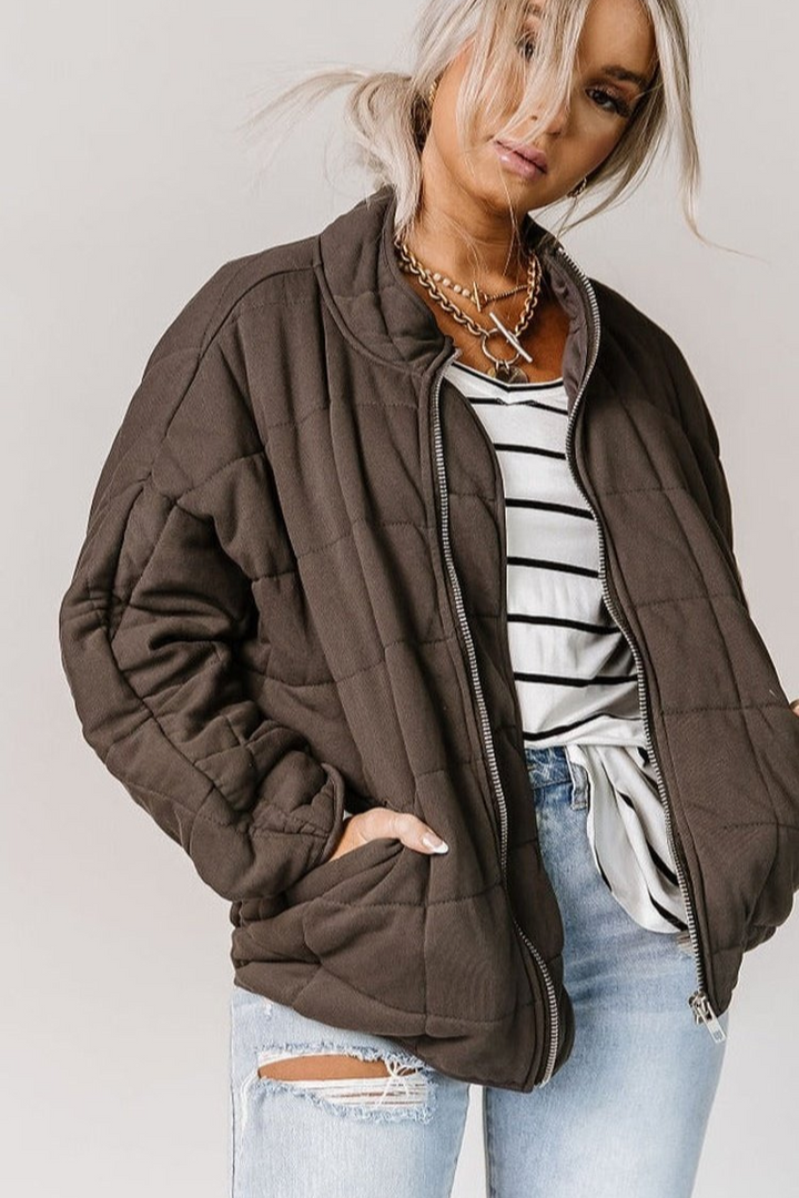 Levoire | Chic Veste Femmes Design Moderne Café sombre