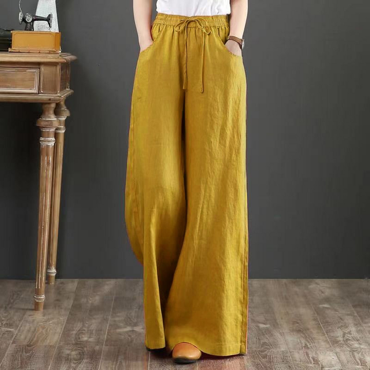 Levoire | Large Pants Femmes Summer Jaune