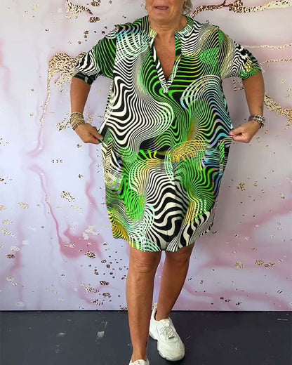 Levoire | Robe à motifs variés