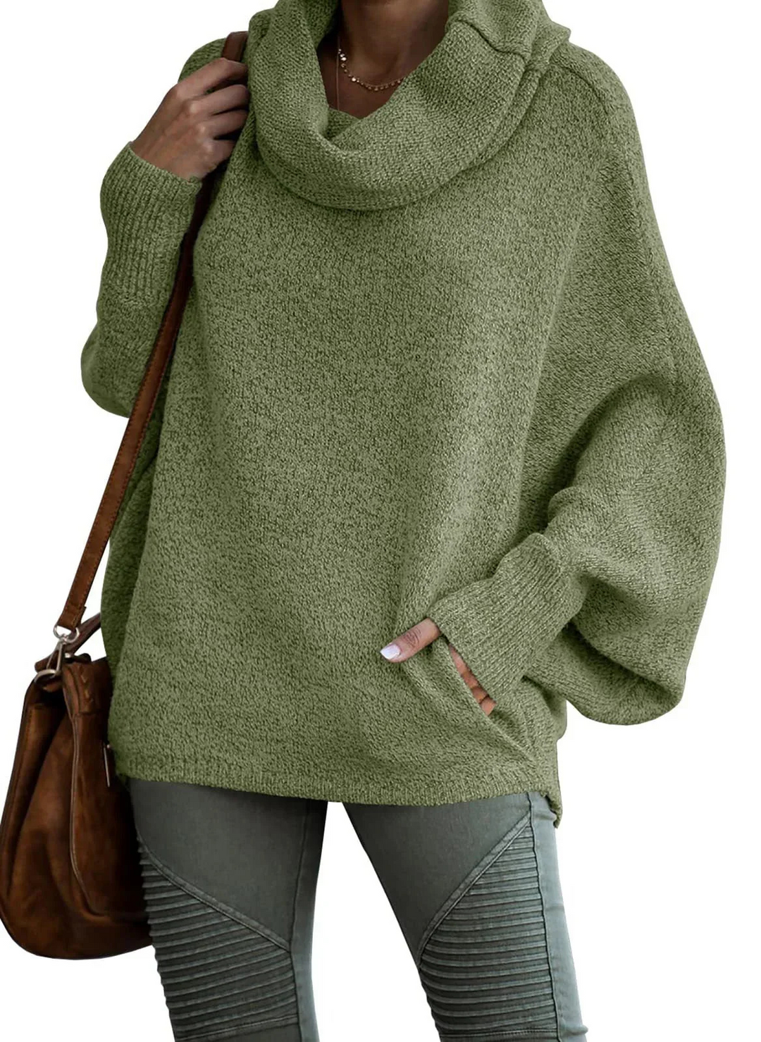 Levoire | Chauffe Pull Femmes Dans Le Style Hiver Vert