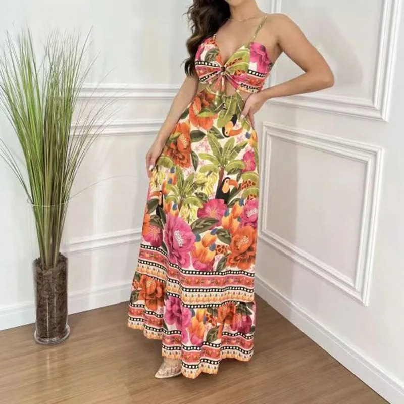 Levoire | Robe Maxi Trooppinen Orange
