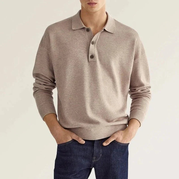 Levoire | Chemise Relaxante Et Officielle À Manches Longues Beige