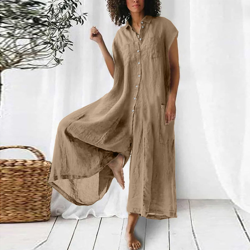 Levoire | Combinaison Confortable Pour L'Été Khaki
