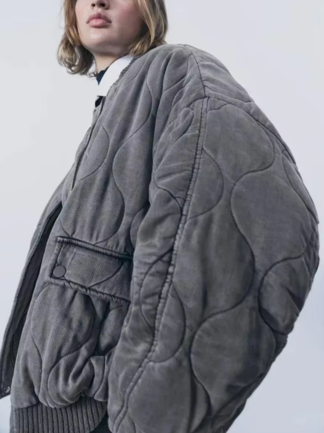 Levoire | Veste En Coton Avec Col Rond