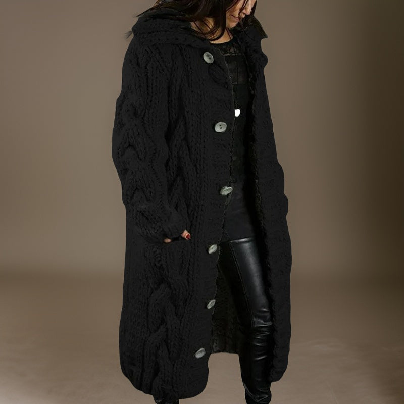 Levoire | Long Cardigan Femmes Cozy Days Noir