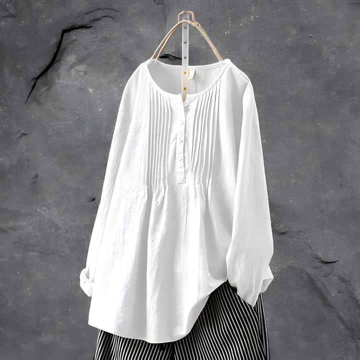 Levoire | Chemise À Manches Longues Pour Femmes Blanc