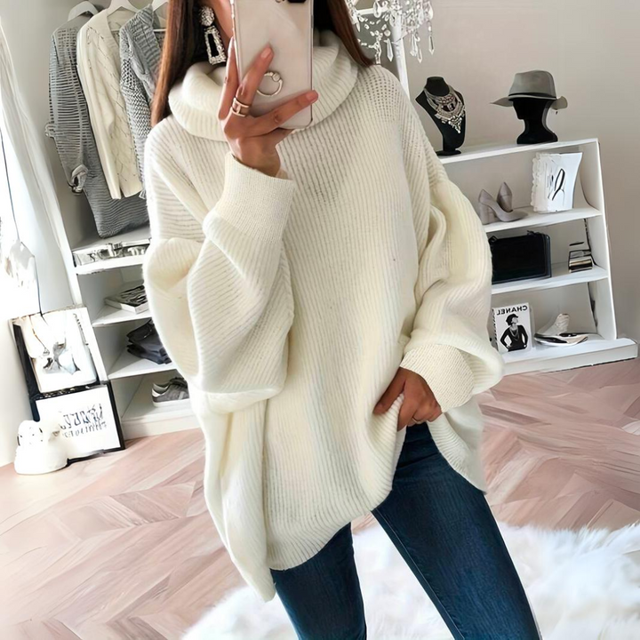 Levoire | Pull À Col Roulé Luxueux Blanc