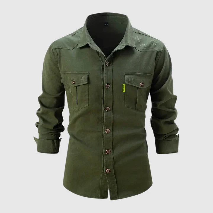 Levoire | CHEMISE ÉLÉGANTE POUR HOMME Vert