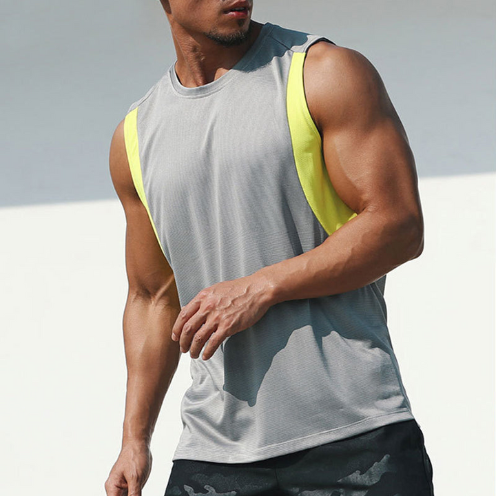 Levoire | T-shirt de sport pour homme sans manches en coupe loisir