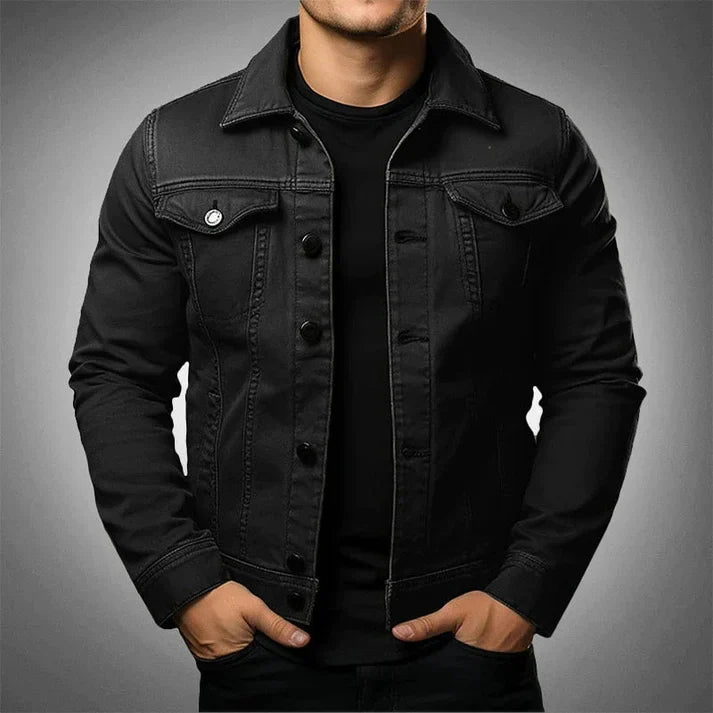 Levoire | Veste En Jean Robuste Noir