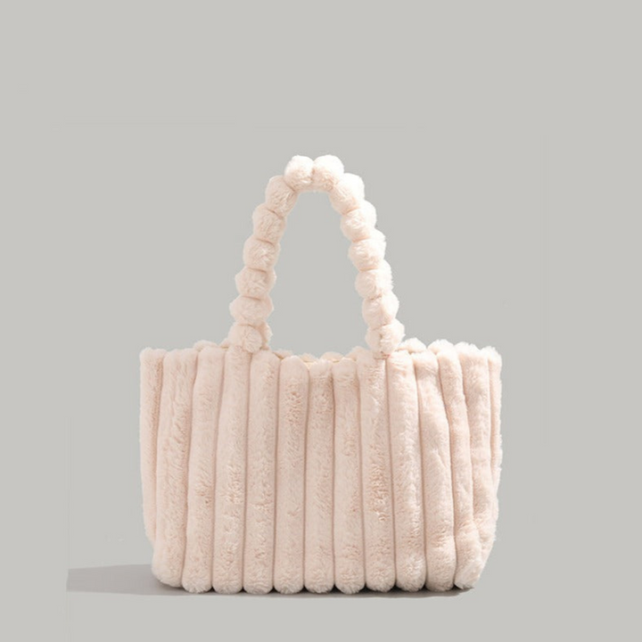 Levoire | Sac en peluche pour femmes Blanc ivoire