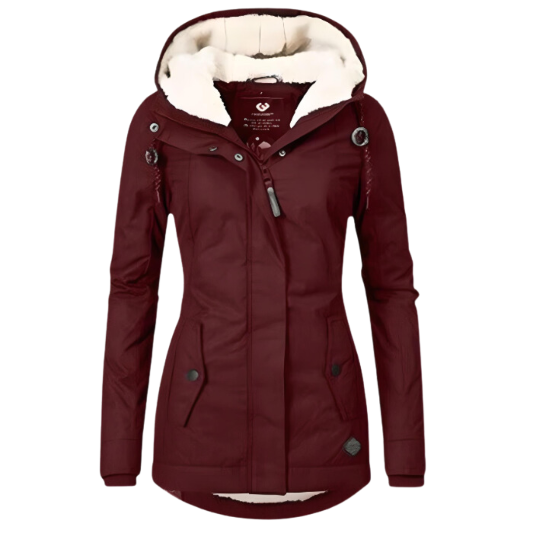 Levoire | Parka Pour Femmes Pour Toutes Les Pluies Grenat