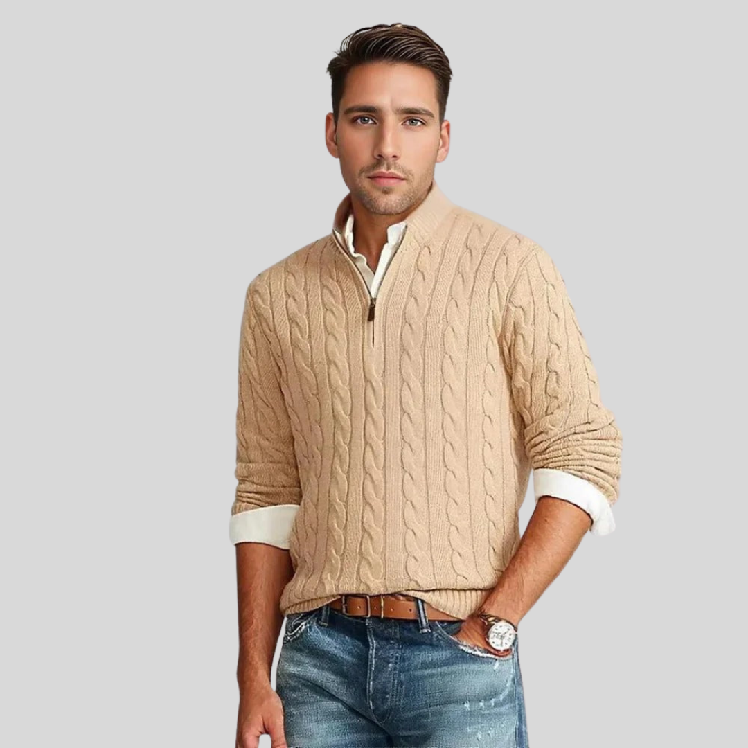 Levoire | Veste À Capeline Avec Fermeture Éclair Braun