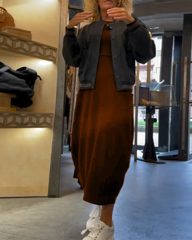 Levoire | Robe Sweatshirt Longue
