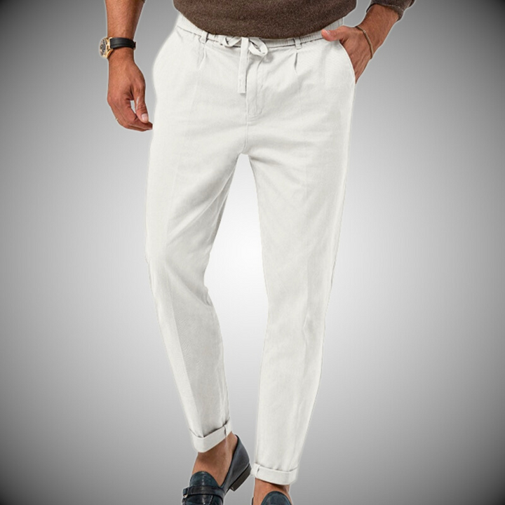 Levoire | Pantalon Homme Confortable Blanc