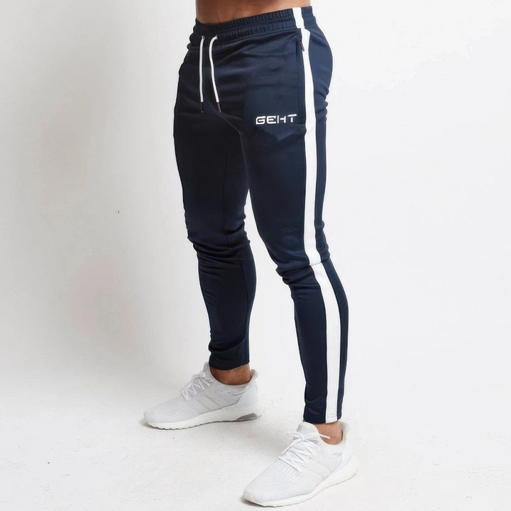 Levoire | Pantalon de jogging skinny décontracté pour hommes Pantalon confortable pour hommes Bleu
