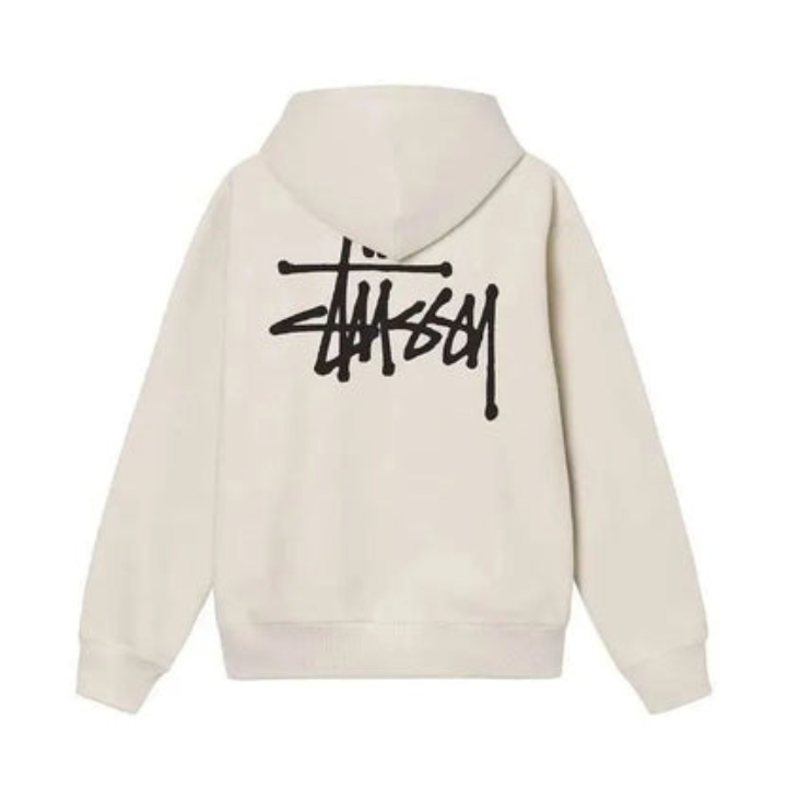 Levoire | Sweat à capuche grande taille unisexe sans fermeture éclair dans la tendance streetwear Beige