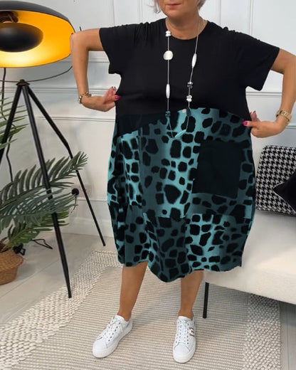 Levoire | Robe longue à manches courtes