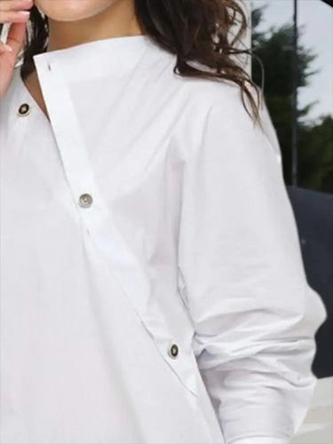 Levoire | Rento Blanc Chemise À Manches Longues Au Printemps Et En Été