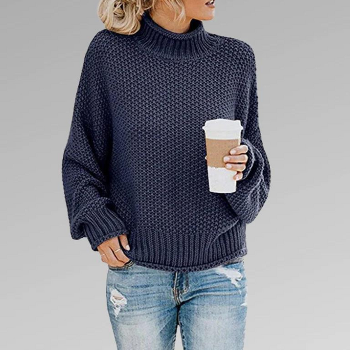 Levoire | Le pull en tricot scandinave Bleu marine