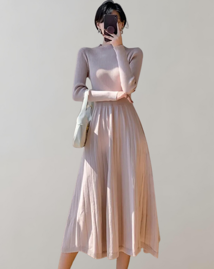 Levoire | Robe d'hiver élégante et polyvalente Rose clair
