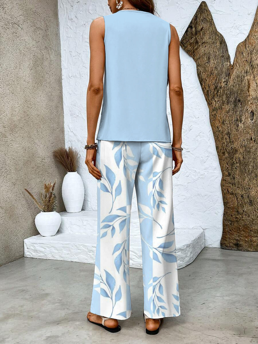 Levoire | Haut Sans Manches Et Pantalon Ample Pour Femmes