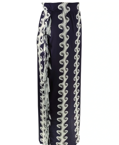 Levoire | Jupe Taille Haute Avec À Franges