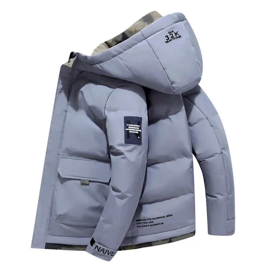Levoire | Veste à capuche avec fermeture éclair Gris