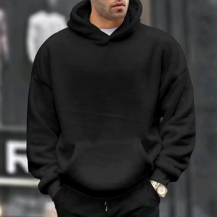 Levoire | Le sweat à capuche unisexe douillet pour l'automne Noir